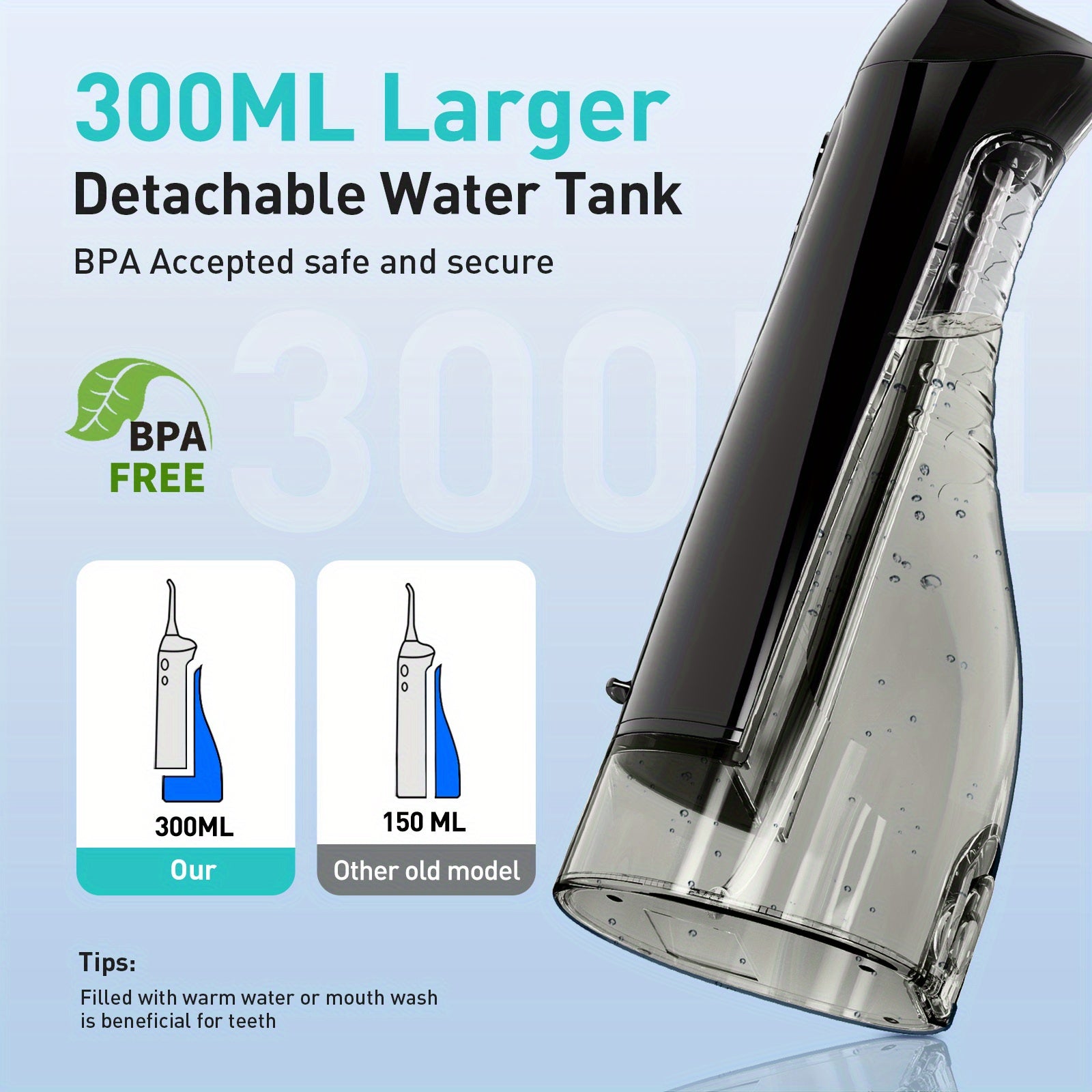 SparkSmile™️ Cordless Water Dental Flosser