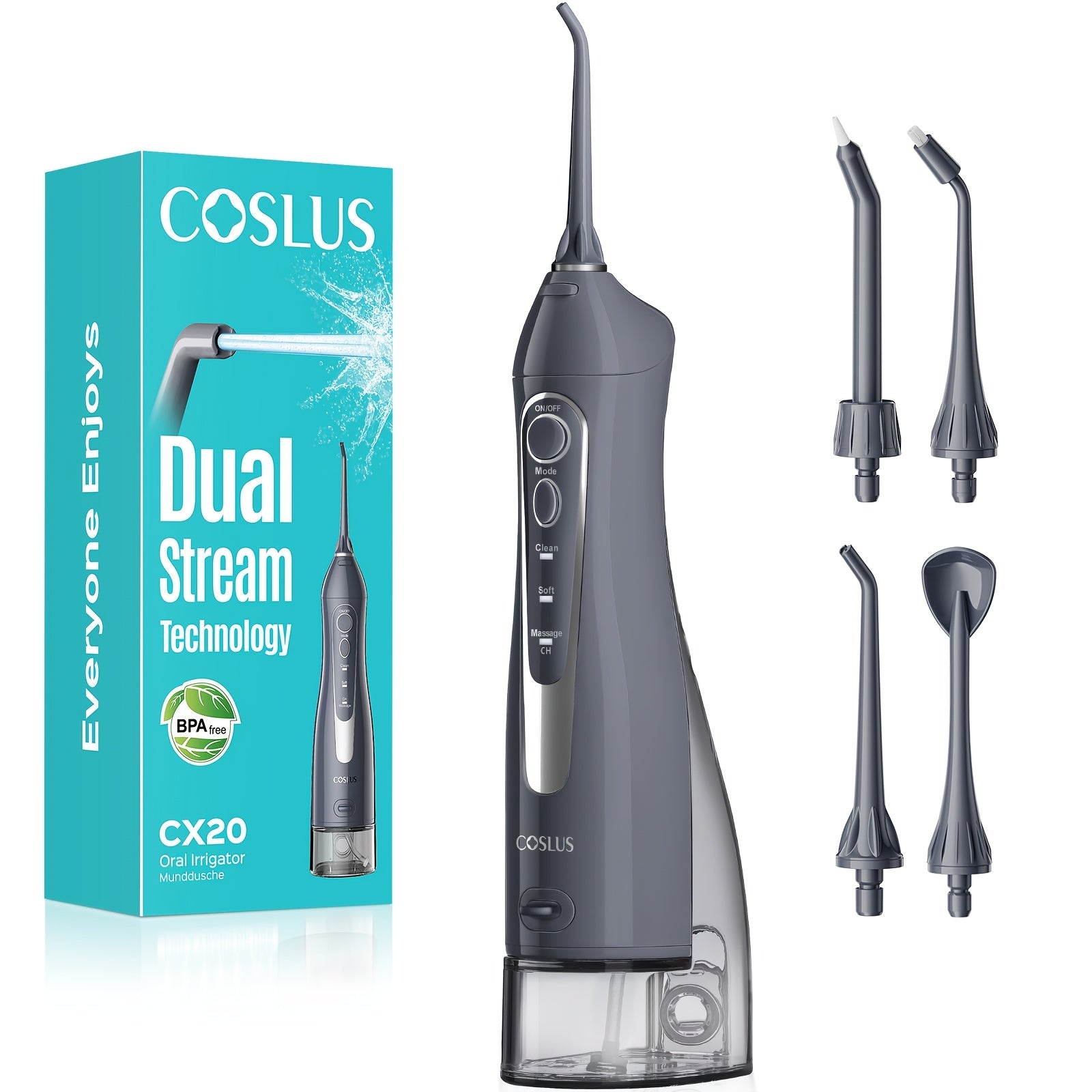 SparkSmile™️ Cordless Water Dental Flosser