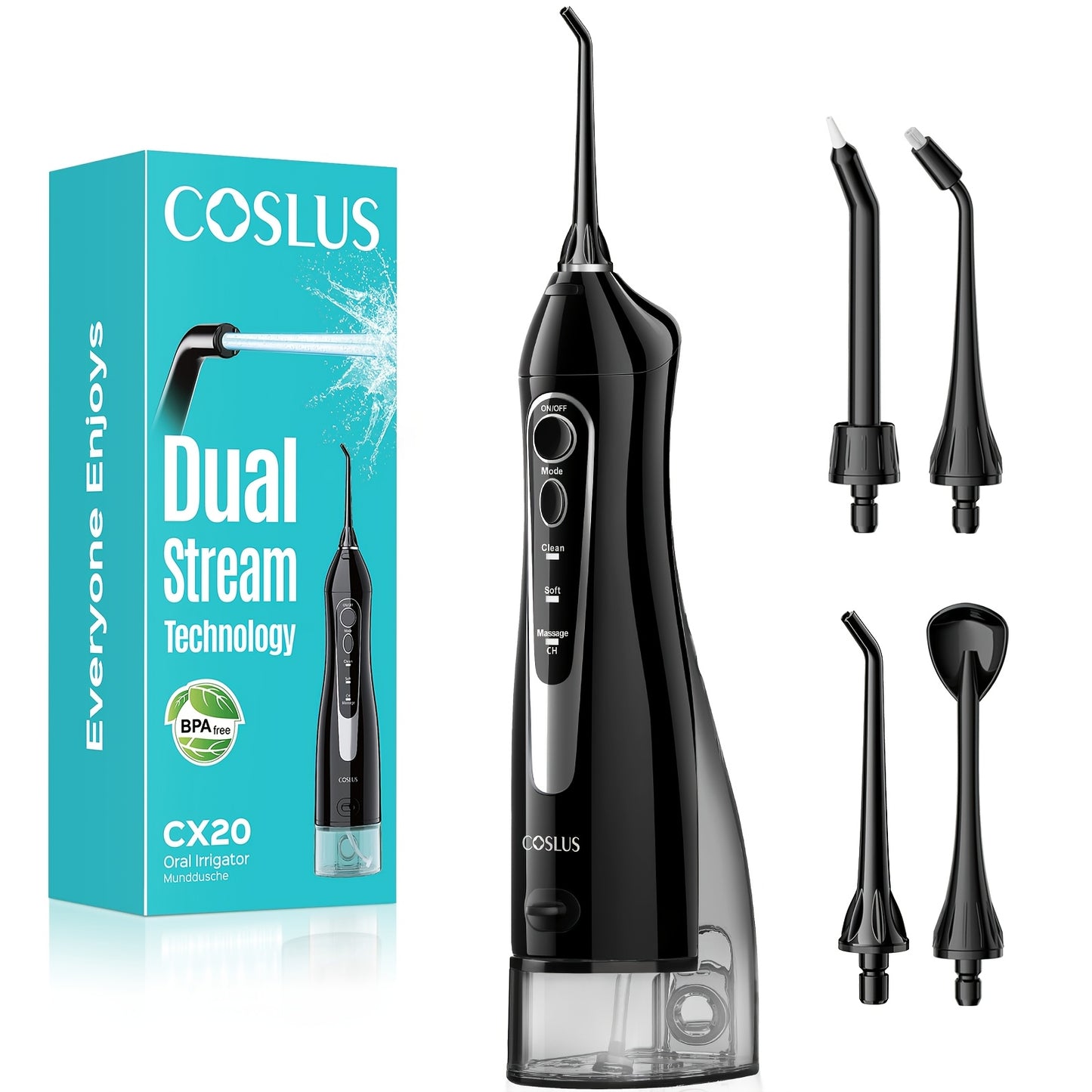 SparkSmile™️ Cordless Water Dental Flosser